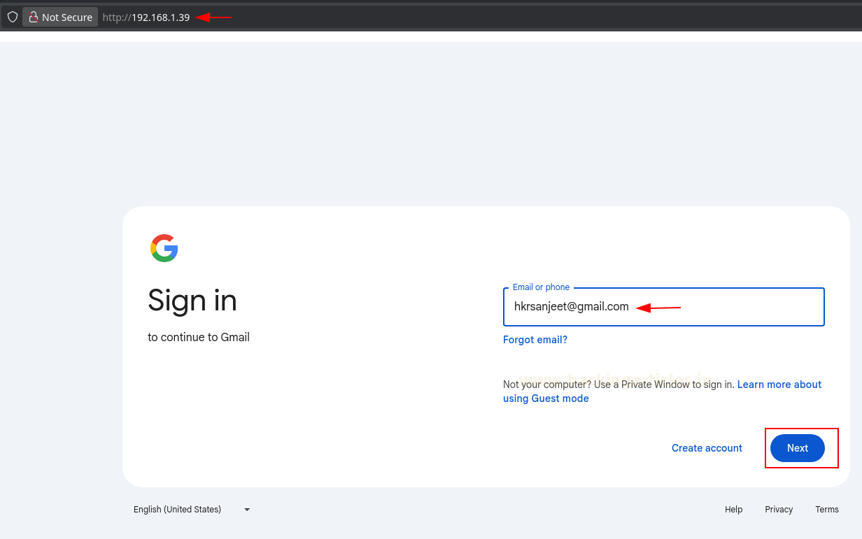 Evil noVNC Phishing Simulation
