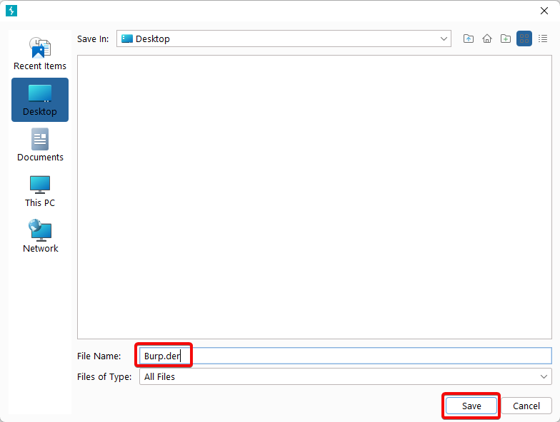 Select file in Burp suite 2