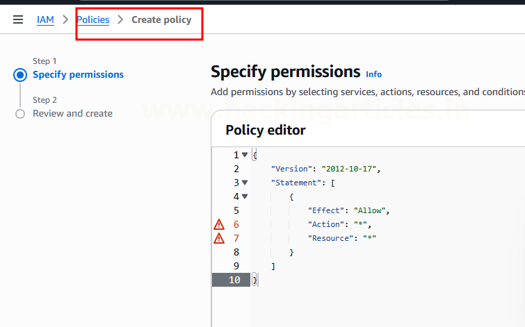 AWS IAM Policy Version Privilege Escalation