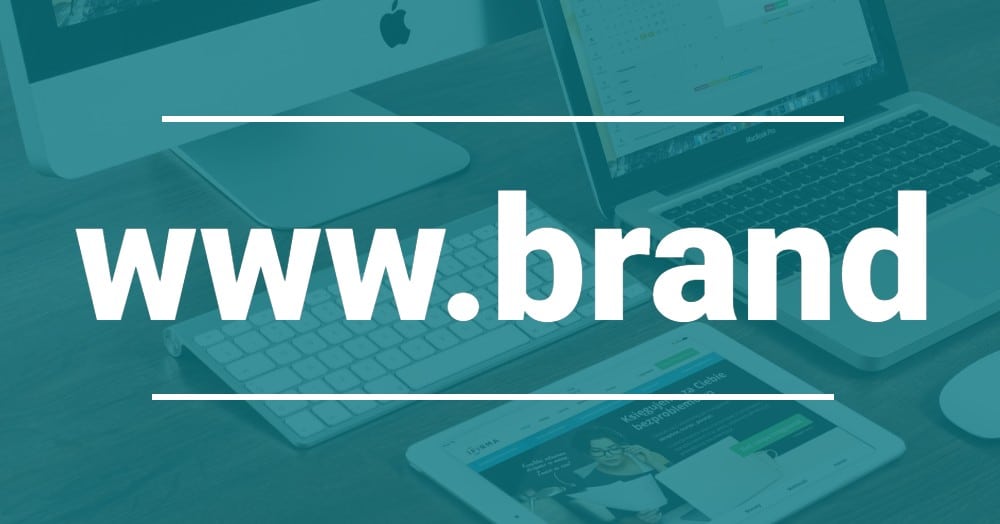 Image with the words www.brand