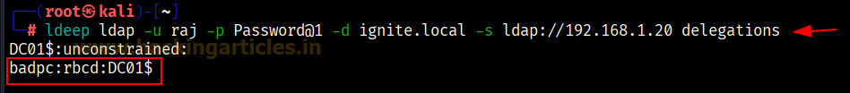 Active Directory Enumeration using Ldeep