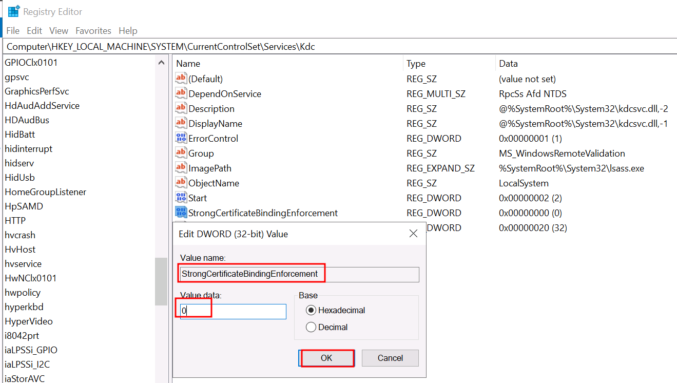 ADCS ESC10 Weak Certificate Mapping